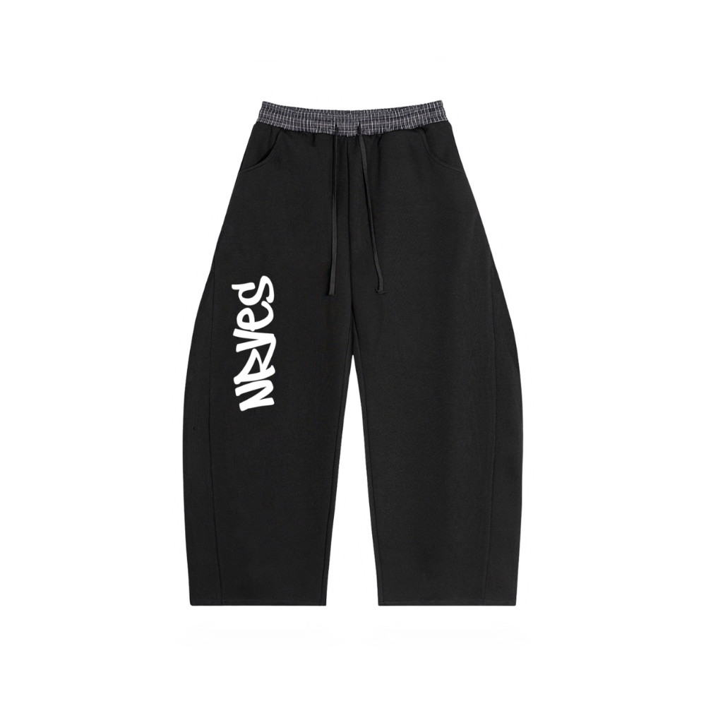 nrves black sweatpants