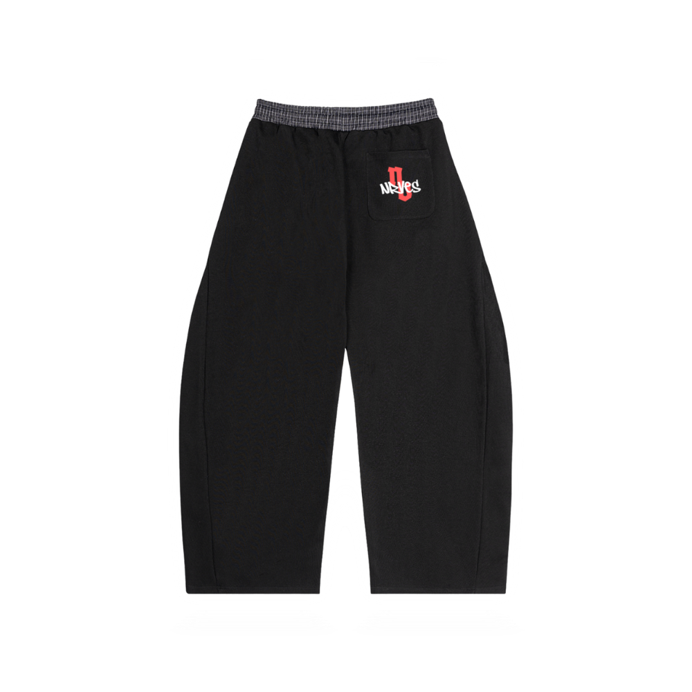 nrves black sweatpants