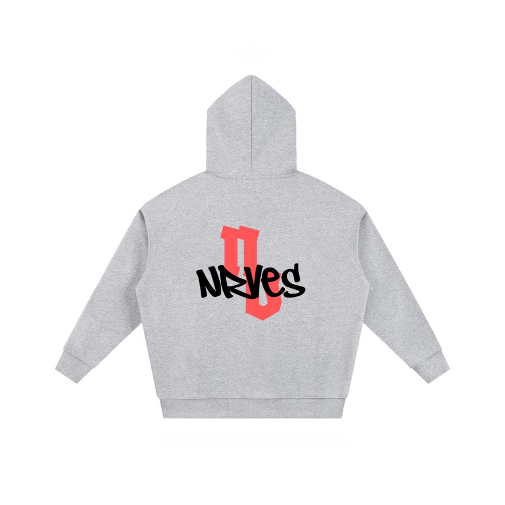 nrves grey hoodie