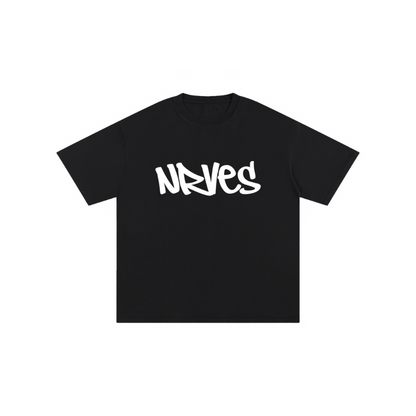 nrves black tee