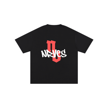 nrves black tee